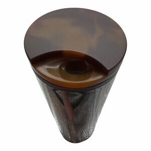 Starbucks Tortoise Shell Iced Coffee Cup Tumbler 16oz Mocha Swirl Caramel Latte